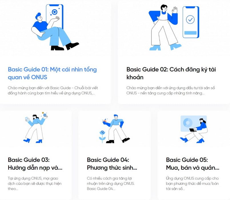ONUS Hỗ trợ bạn trong việc tìm thông tin để hiểu về tiền điện tử.