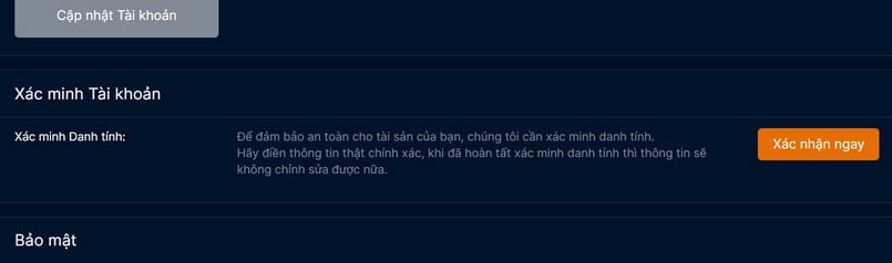 Xác thực danh tính (KYC)