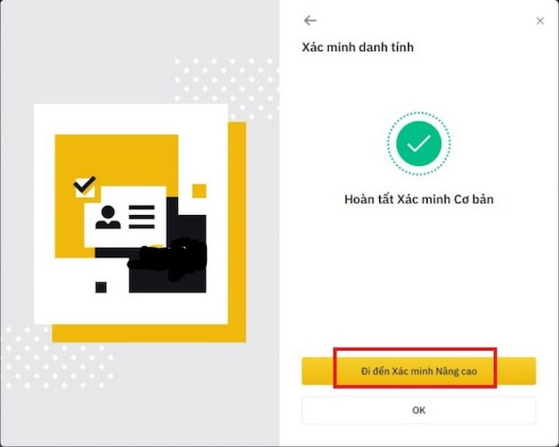 Hoàn tất xác minh cơ bản