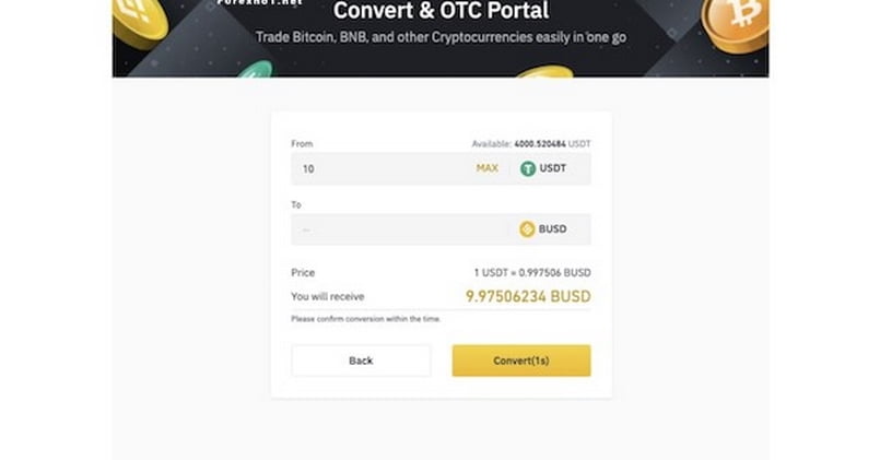 Điền số token theo nhu cầu cá nhân